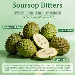 Soursop Graviola Extract Drops with SEA MOSS + BLACK ELDERBERRY Support Immunity