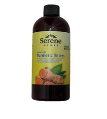 Serene Herbs Turmeric Bitters Liquid Herbal Blend Digestive Balance Supplement