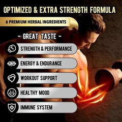 Maca Capsules – Energy & Endurance, Men’s Muscle Health, Testosterone Booster