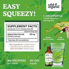 Green Tea Extract Liquid Drops – Antioxidant-Rich Green Tea Supplement -⭐️⭐️⭐️⭐