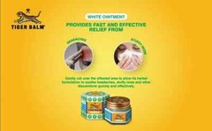 12 X Tiger Balm White | Stuffy Nose & Headache Relief | 9ml Each | Exp: 03/2028