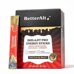 Better Alt Pure Himalayan Shilajit Pro Energy Sticks Naturally Sweeter & Tastier