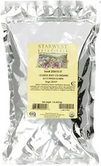 Starwest Botanicals Organic Peony Root (bai shao) Sliced 1lb (453.6g) Exp 9/2027