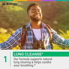 IQ BIOLOGY Mullein Drops for Lungs – USDA Organic Mullein Supplement with Arjuna