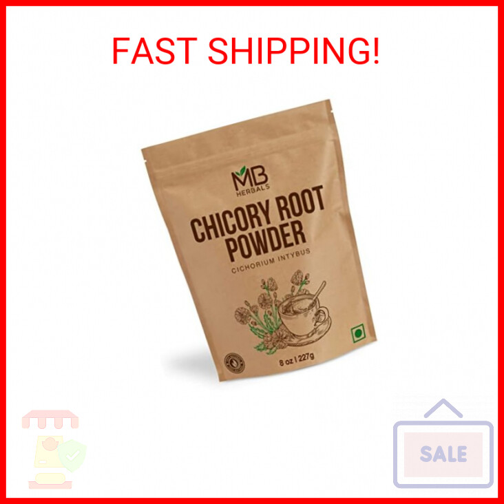 Instant Chicory Root Powder – 227g (0.5lb/8oz) | Roasted & Granulated | Gluten F