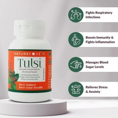 Nature Code Tulsi Capsules, 60 Capsules c493