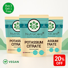 Potassium Citrate Capsules, 800mg-Kidney Health, Muscle health & Blood health