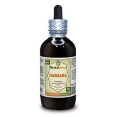 Damiana (Turnera Diffusa) Tincture, Certified Organic Dried Leaf Liquid Extract