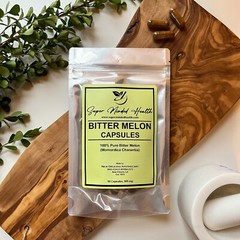 Pure Bitter Melon Powder Capsules (Momordica Charantia) 500mg