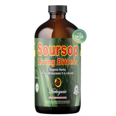 Soursop Living Bitters for Overall Health and Wellness | Pack of 1 | 16 Oz