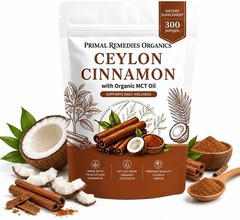 Achuhe Primal Remedies Ceylon Cinnamon – 300 1 Count (Pack of 300), White