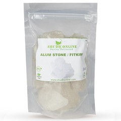 Fitkari Alum Stone 1Kg Natural Crystal Fitkiri Raw Multipurpose Use free ship