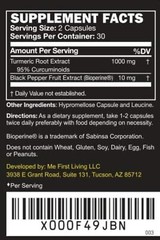 Liver Function Health Supplements Turmeric 1000 Mg Immune System Support Joint