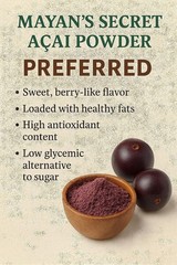 Organic ACAI Freeze Dried Fruit Powder Energy VITAMIN C Antioxidants 4oz
