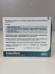 Enteroflora 2000M Bacillus Clausii Probiotic 10 Sachets Intestinal Flora Support