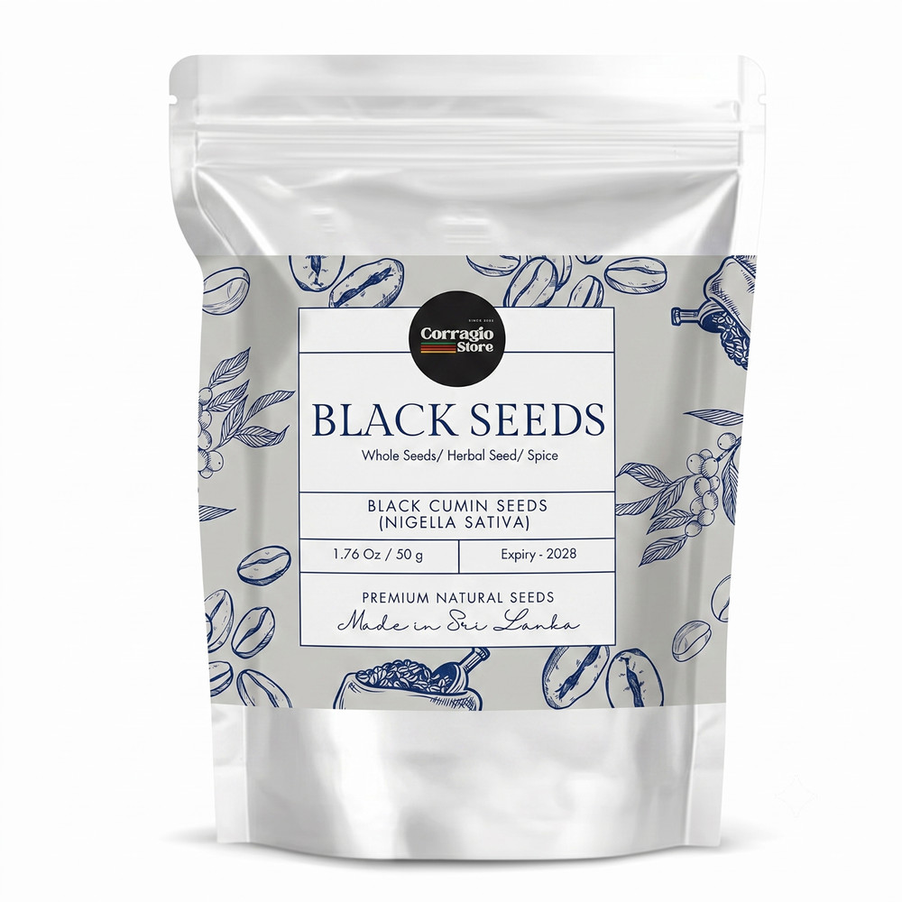 50g Premium Ceylon Ayurvedic Black Cumin Seeds Nigella Sativa Pure Whole Herbal