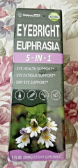 Nabouherb Eyebright Liquid ~ 5-in-1 Herbal Blend ~ Eyebright Herb & Goji Leaves