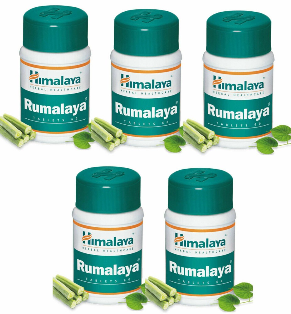 5 Packs X Himalaya RUMALAYA Tablets (60 Tabs) Each | Free ship