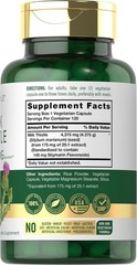 Milk Thistle Supplement 120 Capsules High Potency Extract Vegetarian Non-GMO