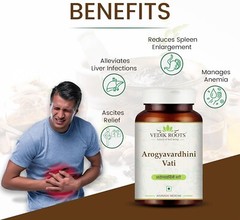 Arogyavardhini Vati – Liver Detox, Bloating Relief & Digestion Support – 60 Tabs