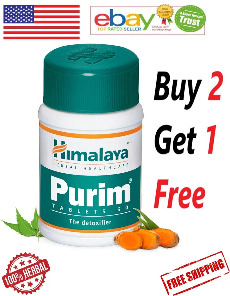 Himalaya PURIM Ayurvedic For Detox With Free Ship – 60 Tablets