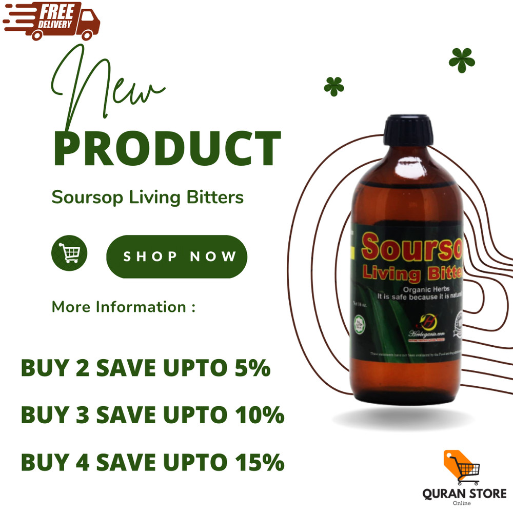 Soursop Living Bitters-Natural Remedy with Powerful Roots &Herbs-Detox Digestive