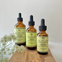 Yarrow Tincture | Organic | Achillea Millefolium | Whole-Body Wellness