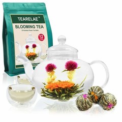 Blooming Tea Flowers – 12pcs Individually Sealed Flowering Balls – Hand-Tied …