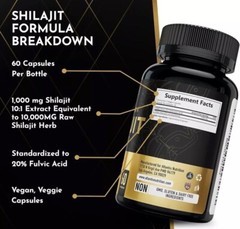 Himalayan Premium Pure Shilajit IMPROVES VIGOR-VITALITY Extra Strength USA 02/27