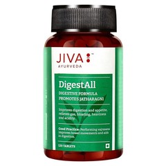 Jiva DigestAll Tablet for Digestion & Appetite Relieves Acidity, Bloating & Gas