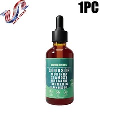 SOURSOP Bitters Liquid liquid 10-in-1 Black Nori, Moringa, Turmeric, Seed with U