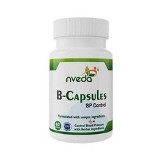 Pack of 2 X Nveda B-Capsules for BP Control & Hypertension (60 Caps) SF.