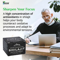 Pure Shilajit Resin 3.5oz/100g, 660 Servings – Potent Organic Fulvic Acid