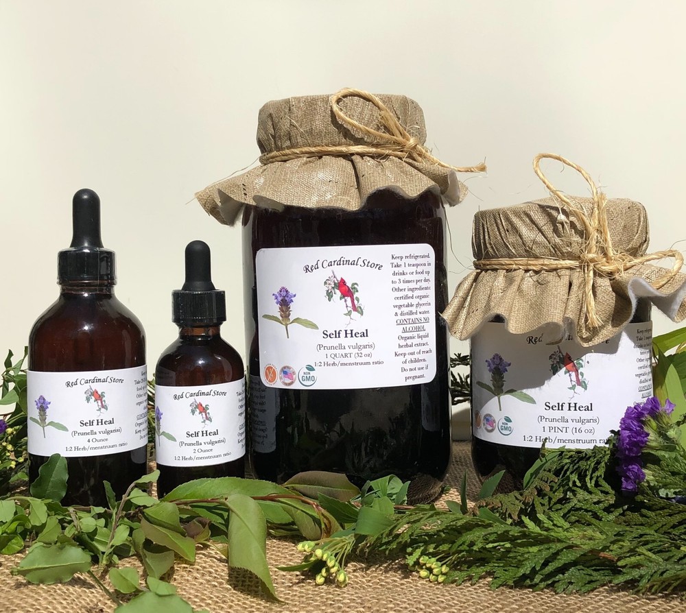 Self Heal (Prunella Vulgaris, Heal-All) Tincture Herb Extract Double Extraction