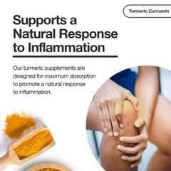 Turmeric Curcumin with Bioperine+Black Pepper, Joint Pain Maxx Strength Capsules