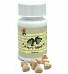 1 DXN Lion’s Mane 120 Tablets Hericium Erinaceus Nootropic Brain Focus Memory