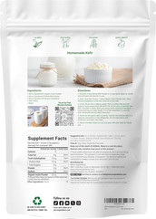 Organic Inulin FOS Fiber Powder, 2.2 lbs | Quick Water-Soluble Prebiotic | Natur
