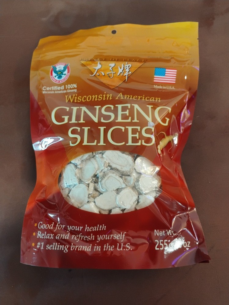 Prince of Peace Pure Ginseng Slices – 9oz exp-12/2030
