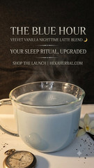 Magnesium Sleep Drink Mix | Blue Hour Vanilla Herbal Blend | 20 Servings