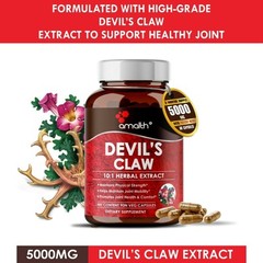Devil’s Claw Root Harpagophytum Extract 5000mg Capsule – 90 Count – Joint Health