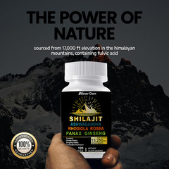 Pure 100% Himalayan Shilajit, Soft Resin, Organic Extremely Potent, Fulvic Acid