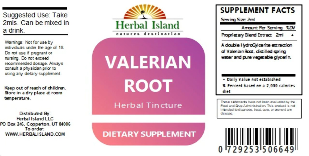 Valerian Root Tincture – Valeriana Officinali (Alcohol Free)