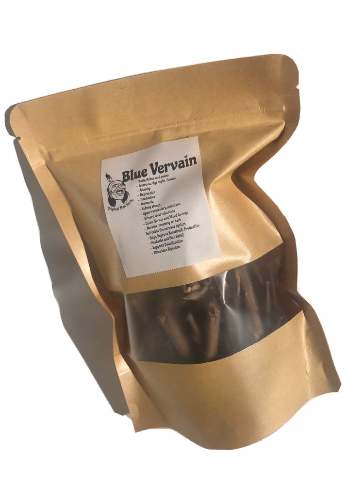 Blue Vervain (Honduras) Herb Cut & Sifted 100% Organic All Natural Dr Sebi 4oz