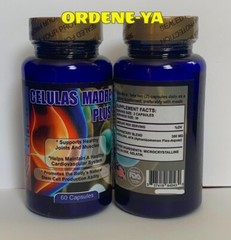 Herbal Dietary Supplement Celulas Madres Plus 1 Bottles x 60 Capsules