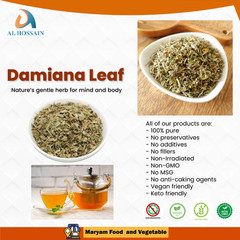 Damiana Leaf 100g Cut & Sifted –Premium Herbal Tea, Natural Loose Leaf Botanical