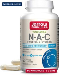 Jarrow N-A-C 500 mg, Antioxidant Support for Liver, 60 Capsules | Dietary NAC Su