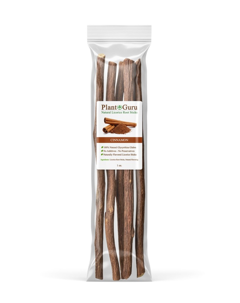 1 oz. Flavored Licorice Root Chew Sticks 100% Pure Natural Glycyrrhiza Glabra