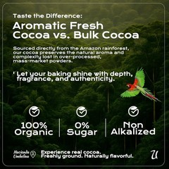1 LB (16 OZ ) USDA Organic Raw Cacao Powder,100% Pure, ALL NATURAL,ALWAYS FRESH