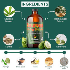 Soursop Living Bitters for Overall Health and Wellness | Pack of 1 | 16 Oz