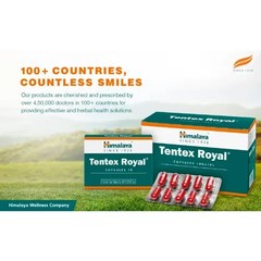 Himalaya Herbal TENTEX ROYAL CAPSULE 50 Caps For MEN Wellness FREE SHIP 2028